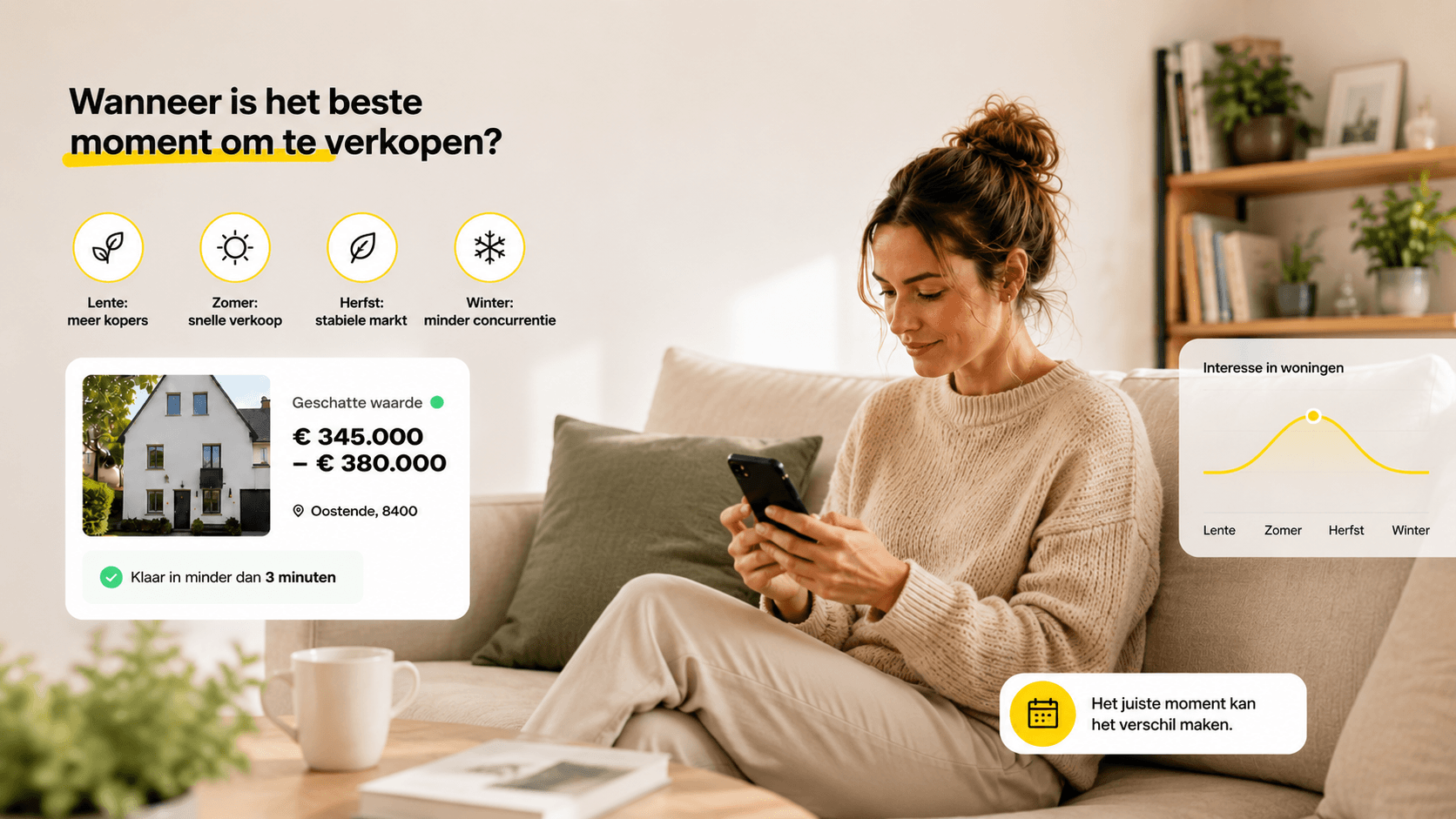 Timing kiezen voor de verkoop van je woning